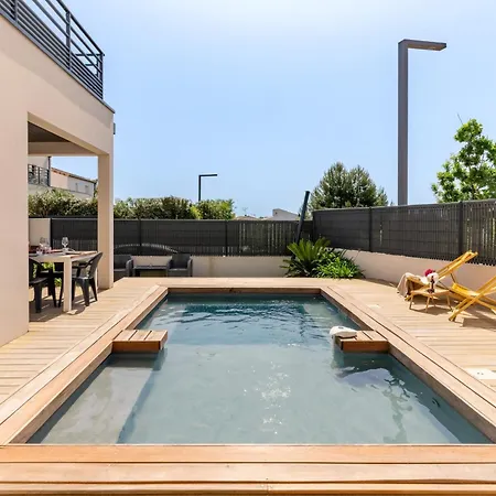 빌라 Azura Family Jet Pool Near Sérignan